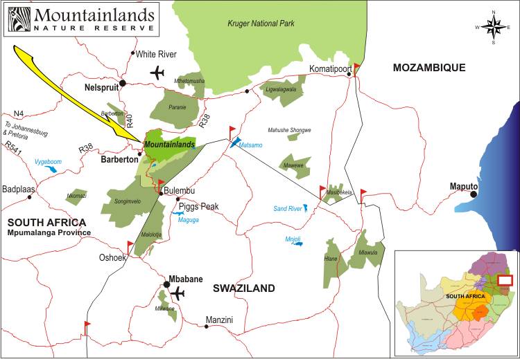 Mountainlands Regional Map